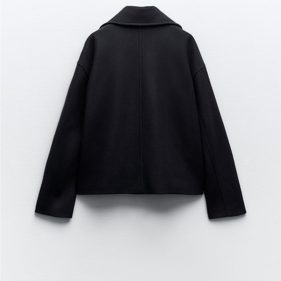 Zara soft double breasted cropped co - Picture 6 of 16